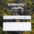 30LEDs Emergency Light Fire Fighting Lights Wall-Mounted Rechargeable Exit Lamp Work Light Camping