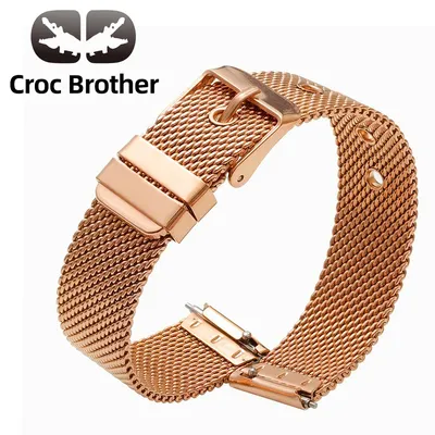 AAA Mesh & Soild Stainless Steel Watch band for Samsung Galaxy Watch Smart Watch DW watch 10mm 12mm 14mm 16mm 18mm 20mm 22mm