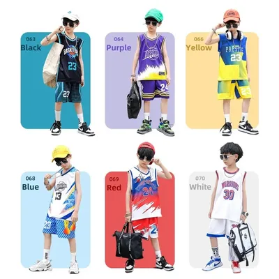 Good-looking Child Quick-drying Basketball Jersey Boy Girl Shirt Sportswear Kid Team Uniform Children Street Clothing Outfit