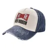 Red Ribbon Army Logo A Washed Baseball Cap Contrast Washed Hat