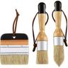 Shining House - Chalk Paint Wax Brush Set, Stencil Brush Round Bristle Brush Paint Brushes