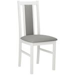 Mobilier1 - Chaise Victorville 143, Blanc, 94x43x40cm, Tapisserie, En bois, Bois, Mobilier déjà