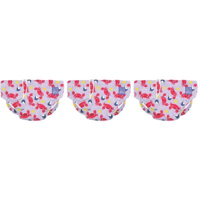 Bambino Mio, Wiederverwendbare Schwimmwindel, Krabbe, M (6-12 Monate) x3 3x1 St Windeln Image