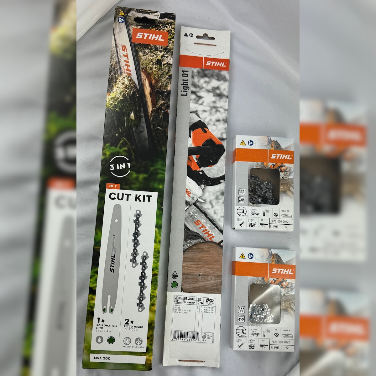 STIHL CUT KIT 7 30050009905, prowadnica 30050083409 + łańcuch 2x 36700000072 Image