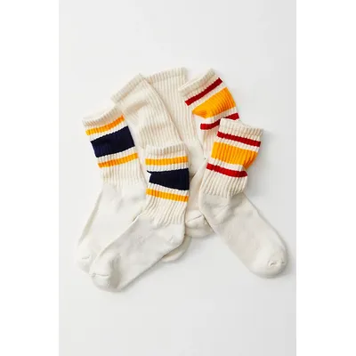 Classic Retro Sock Pack by American Trench at Free People in Primary Combo