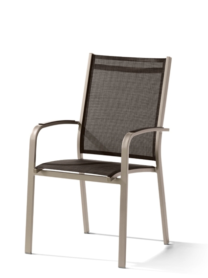 Sieger 911/C-M Stapelsessel Meran, champagner, mocca Image