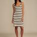 Lucky Brand Stripe Sweater Dress - Women's Clothing Dresses in Cream Combo, Size L