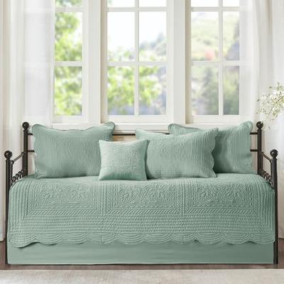 Tuscany Daybed Cover Bed Set Seafoam Six Piece Set, Six Piece Set, Seafoam