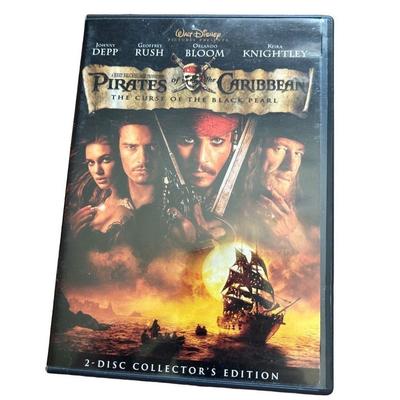 Disney Media | Disney Pirates Of The Caribbean: The Curse Of The Black Pearl (Dvd, 2003) | Color: Black | Size: Osau