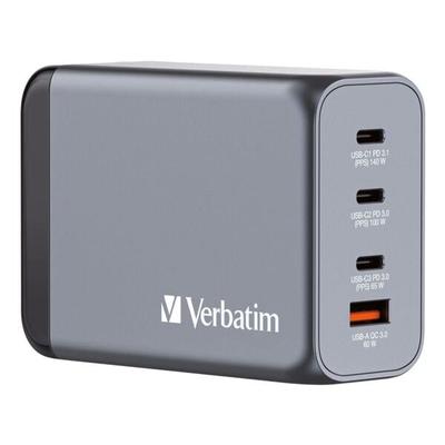 Verbatim USB-Ladegerät 4-in-1 mit GaN-Technologie 240 W