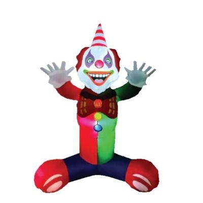 Goosh 364794 - 7' Clown Multi-Color Halloween Outdoor Inflatable Lawn Decoration