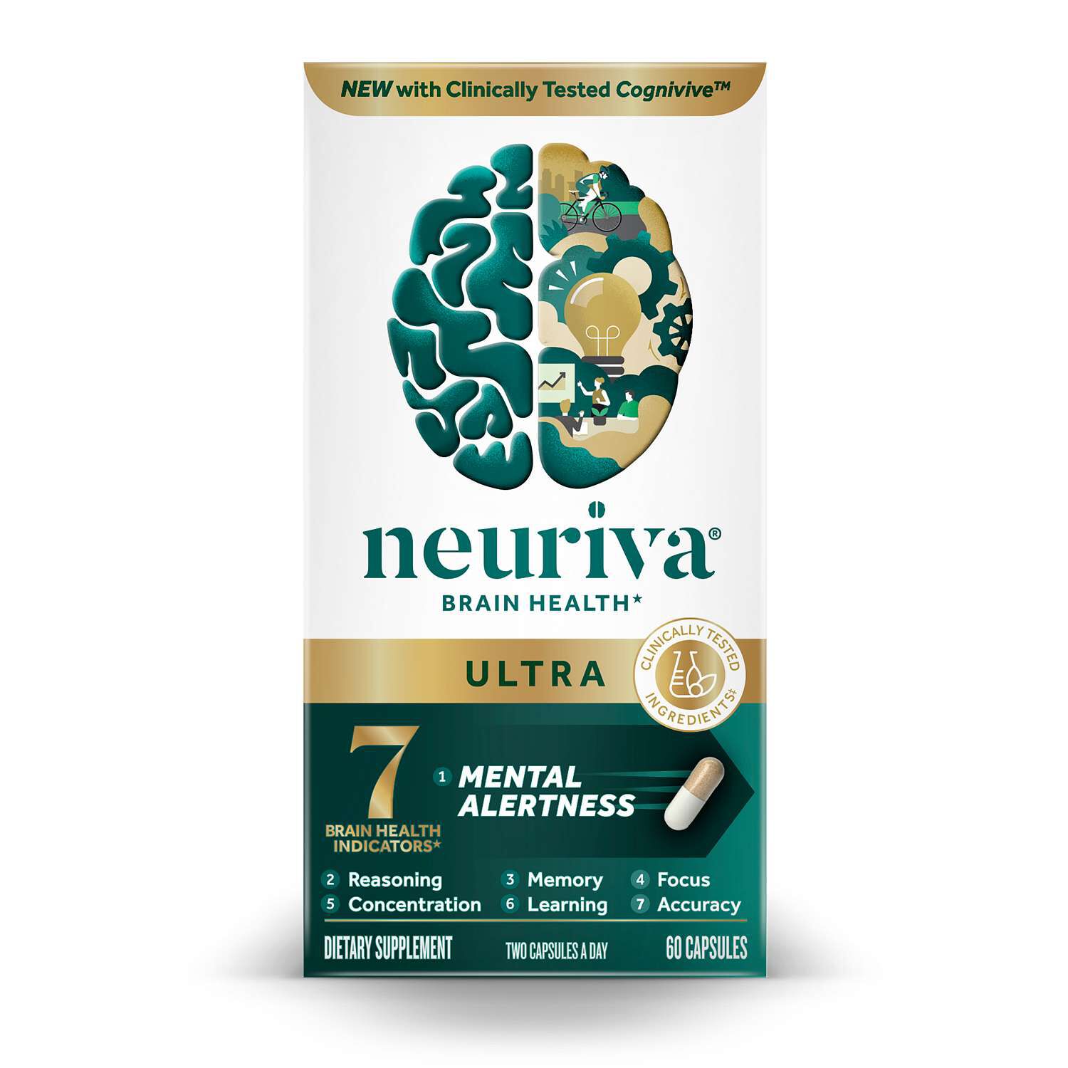Brain Health Ultra - 60 Capsules (30 Servings)