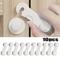 10pcs/pack Child Safety Protective Products, Baby Products, Baby Safety Refrigerator Lock Cabinet Lock Flip Safety Lock