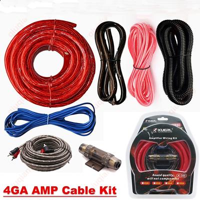 Car Audio 4 Gauge Cable Kit Amp Amplifier Install ...
