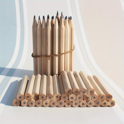 50-pack Hexagonal Short Pencils - Ideal For Weddings, Hotels, Writing, Drawing & Gifts | 1.0-1.9mm Lead Thin Travel Case For Pencils Large Pencil And Pad