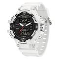 Montre Digitale SANDA pour Hommes Montre de Sport en Plein Air Mode Montre-bracelet Lumineuse Chronomètre Réveil Compte à Rebours Montre TPU