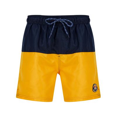 Swim Shorts Townsend Block Colour Microfibre Swim Shorts in Golden Rod / S - Tokyo Laundry