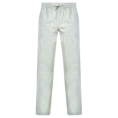 Trousers Renn Cotton Linen Comfort Fit Elasticated Waist Trousers in Grey / XXL - Tokyo Laundry