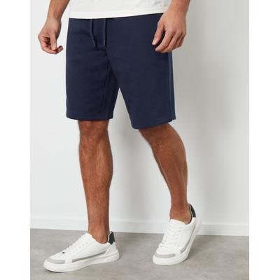Threadbare Men's Navy Knee Length Sweat Shorts