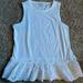 J. Crew Tops | J Crew White Tank With Eyelet Trim. | Color: White | Size: Xs