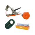 Fuxtec - Pinze a nastro legatrice per legare le piante da giardino + 5 nastri + punti