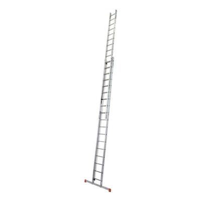 Seilzugleiter »MONTO Robilo« 2x 18 Sprossen grau, Krause, 520 cm