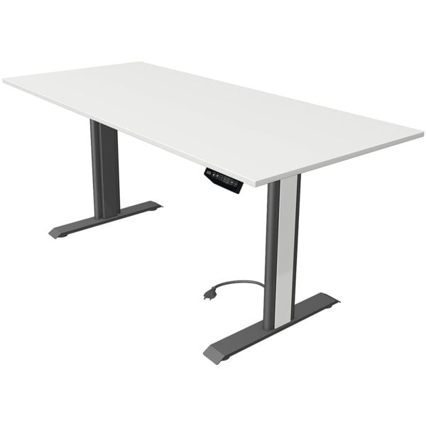 Kerkmann Höhenverstellbarer Steh-Sitz-Tisch (elektrisch) »Move 1 Advance« 180 cm Gestell grau, 180x123x80 cm Image