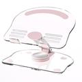 supporto per tablet in acrilico supporto da tavolo pieghevole a doppia barra rotazione di 360 gradi rack di dissipazione del calore di sollevamento