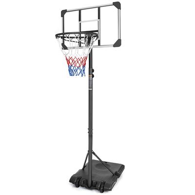 Portable Basketball Goal System w/Stable Base&Wheel,Height Adjustable