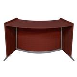 Winston Porter Bayview U-Shaped Solid + Manufactured Wood Reception Desk Laminate | 33 H x 62.5 W x 25 D in | Wayfair