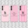 Pink V-Victorias S-Secret V-VS custodia in Silicone per Samsung S30 S23 21 22 20 S20 FE