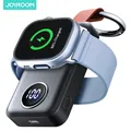 Joyroom Caricabatterie wireless portatile per Apple Watch Series 8/Ultra/7/6/5/4/3/2/SE 2000mAh Caricatore iWatch Banca di potere magnetica nera