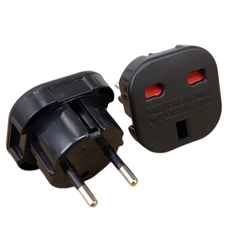 1 stücke EU Steckdose UK Zu EU Reise Stecker Adapter Elektrische Stecker Konverter Outlet Britischen UK AC Power Kabel ladegerät Buchse Image