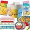 Pokemon Geschirr Pikachu Geburtstag Dekoration Party Supplies Wasserdichte Tischdecke Einweg Teller Pappbecher Serviette Raumdekoration