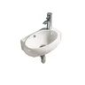 Mini lavabo piccola unità bagno lavabo sospeso lavabo triangolare lavabo da balcone lavabo in
