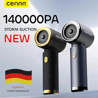 Cenrr 140000pa Auto Staubsauger Mini leistungs starke Handheld Wireless Reiniger starke Absaugung für Gebläse Haushalts gerät Image