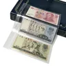 10PC 3 griglie tasca valuta pagina banconote banconote fogli di raccolta su due lati