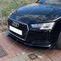 3 pz Auto Paraurti Anteriore Lip Spoiler Splitter Diffusore Retrofit Per Audi A4 S4 B9 8 W 2.0 3.0 TFSI TDI S4 2016-2019 Bodykits Tuning