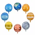 Ballons en feuille de thème de fête étoilée ballon à hélium 4D ballon en feuille lune terre