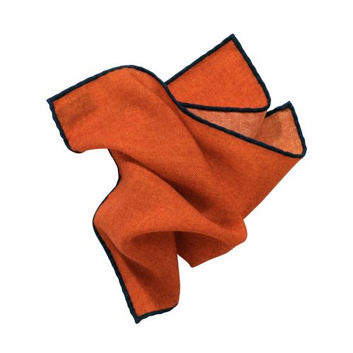 Mey & Edlich Herren Taschentuch Orange einfarbig
