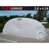 Dancover - Faltgarage (Auto), 2,8x6,24x2,3m, Grau - Grau