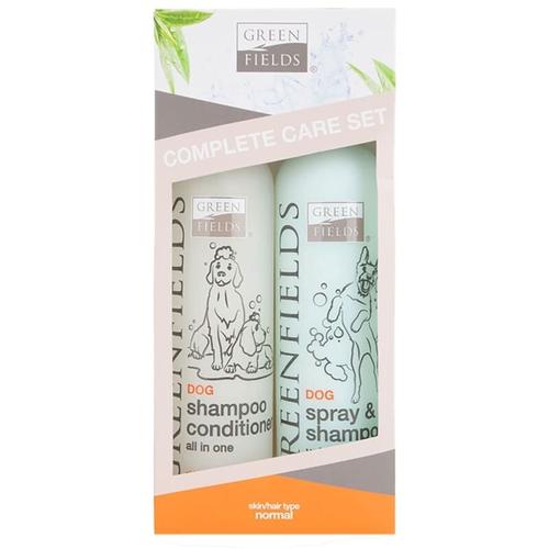 Komplettpflege-Set Shampoo und Conditioner für Hunde 2x250 ml Greenfields