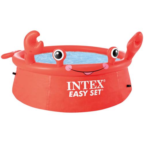 Happy Crab Kinderpool Aufblasbar Easy Set 183x51 cm Intex