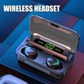 Auricolare Bluetooth wireless TWS impermeabile F9 Mini stereo Hifi Auricolari audio di alta qualità Auricolare Bluetooth sportivo con custodia di ricarica