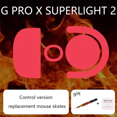 1 Set Ultraglide Mouse Skates For Logitech G Pro X Superlight 2 GPXS2 Control Speed Mouse Feet ICE