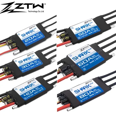 ZTW Shark G2 20A/30A/40A/50A/60A/80A/100A 2-4S/ 2-6S 32-bit Water-cooling Dual-way Waterproof