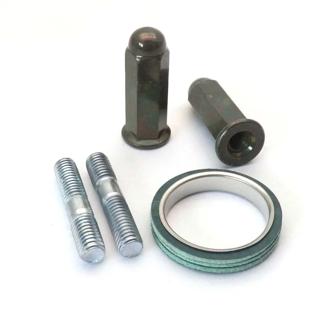 Scooter Muffler Exhaust Motorcycle Chinese Scooter Exhaust Studs Nuts Gasket Set Gy6 50cc 125cc 150cc Qmb139 Moto