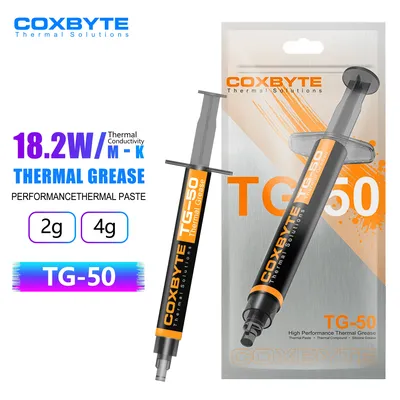 18.2W/mk Coxbyte 2g/4g Thermal Grease Cooler for CPU AMD Intel Processor Heatsink Fan Compound