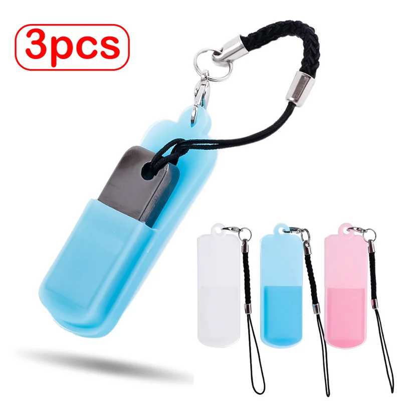 3pcs Silicone U Disk Storage Case Bag Portable USB Flash Drive Case Protective Cover for U Disk Flash Drive Protector with Rope