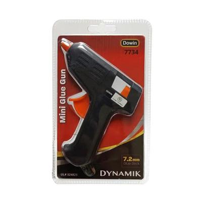 Dowin 077349 - Mini Glue Gun with 2 Glue Sticks Attached (A7734) Black/Orange Mini Glue Gun with 2 Glue Sticks